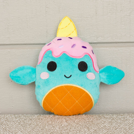 Ice Cream Narwhal Plushie