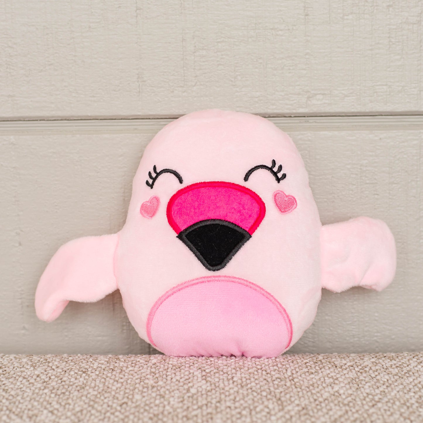 flamingo plushie