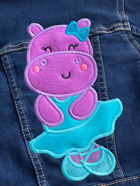 Hippo Ballerina Jean Jacket