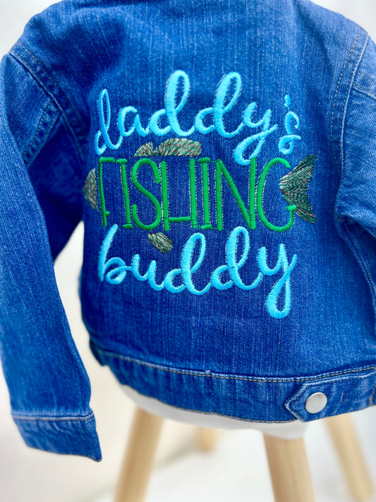 fishing buddy jean jacket