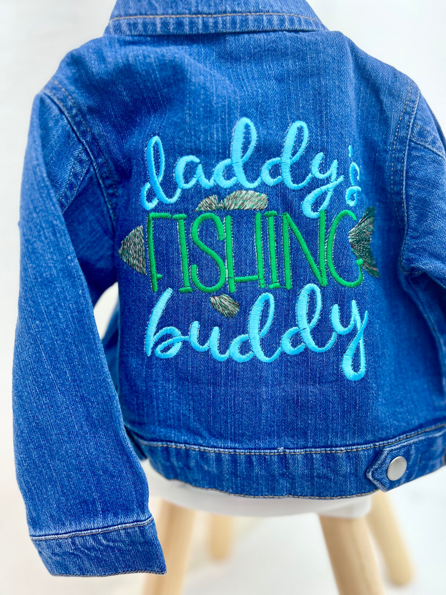 fishing buddy jean jacket