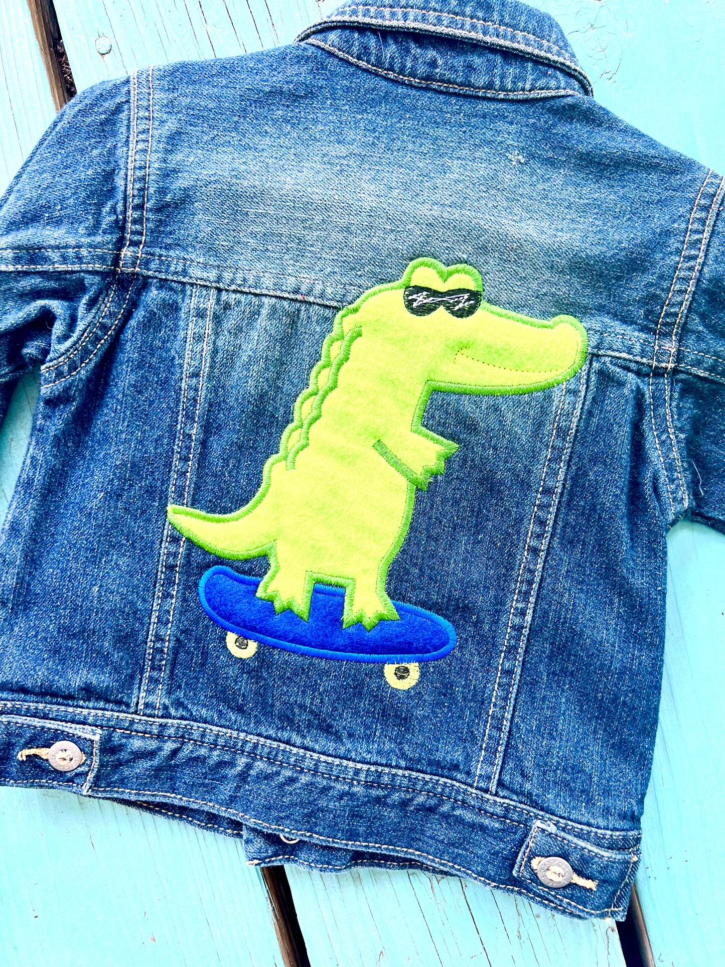 Gator jean jacket