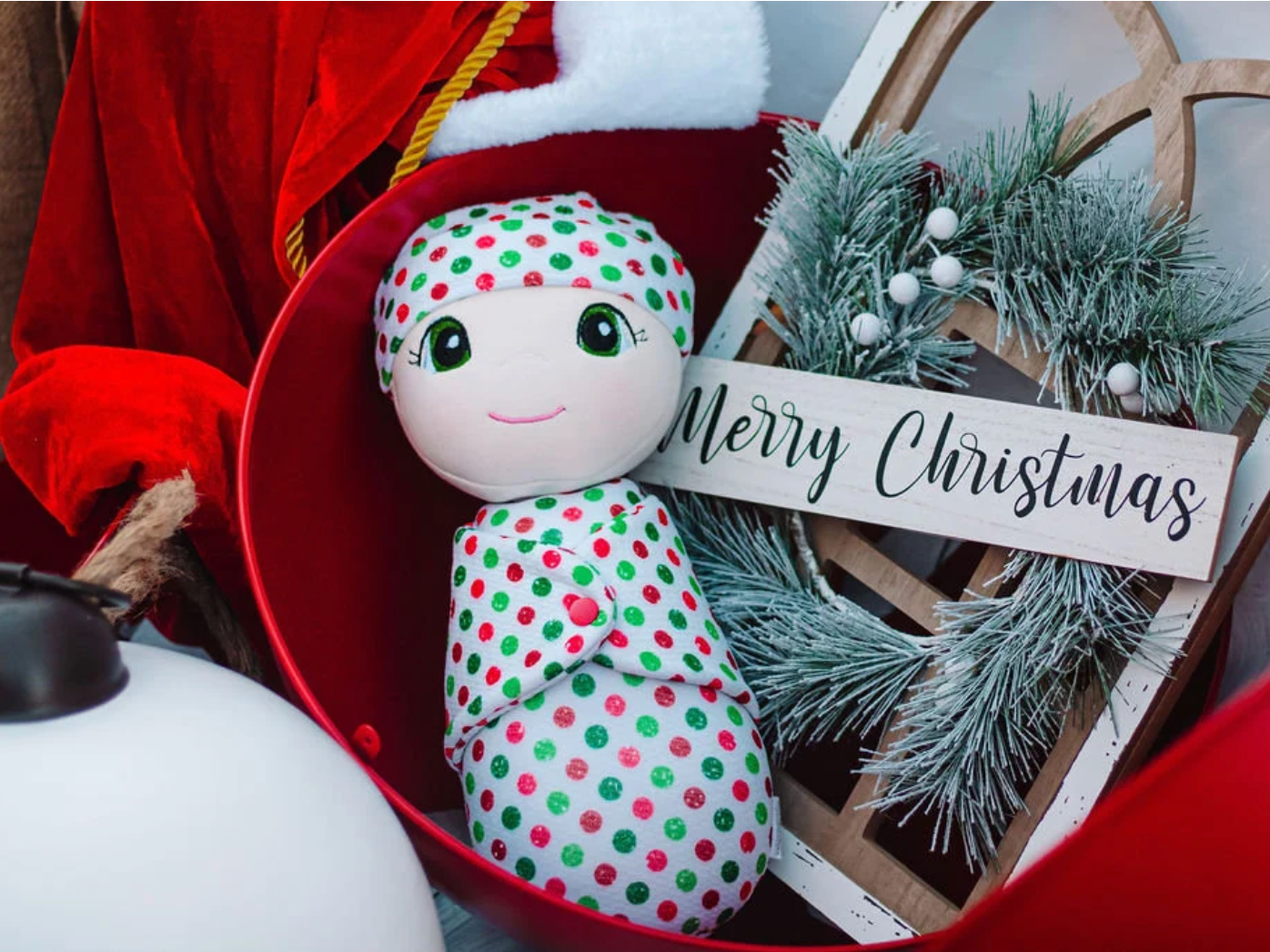 Holiday Swaddle Baby