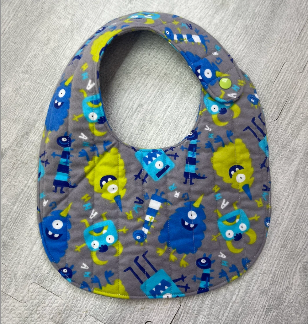 Quilted Flannel Bib