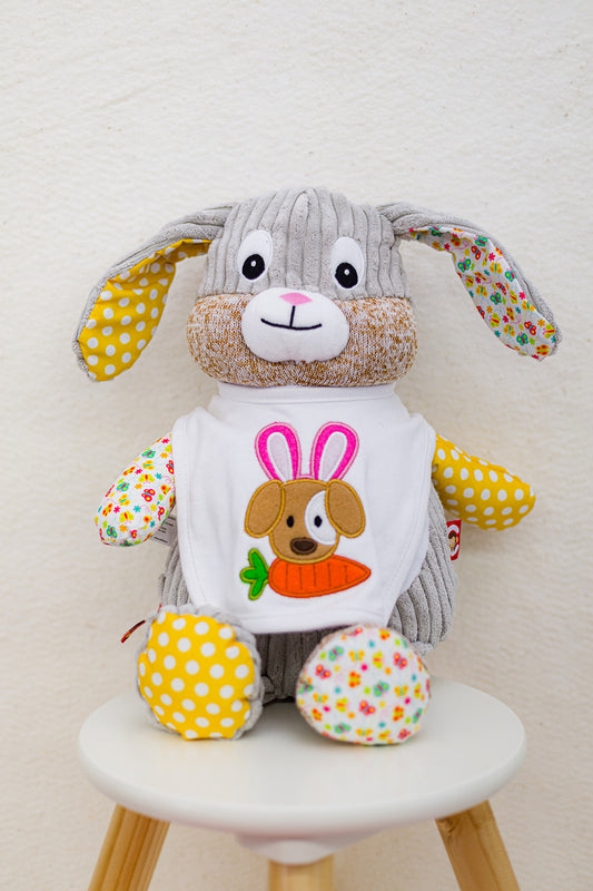 easter 0-6 month applique bib