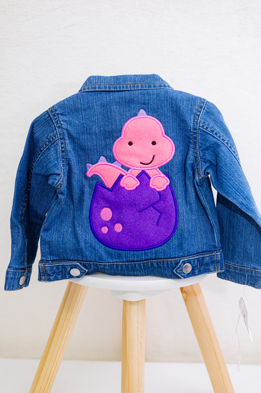 Dinosaur Egg Jean Jacket